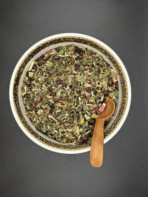 Kräutertee, lose, Bio, Pfefferminze, Zitronenmyrte