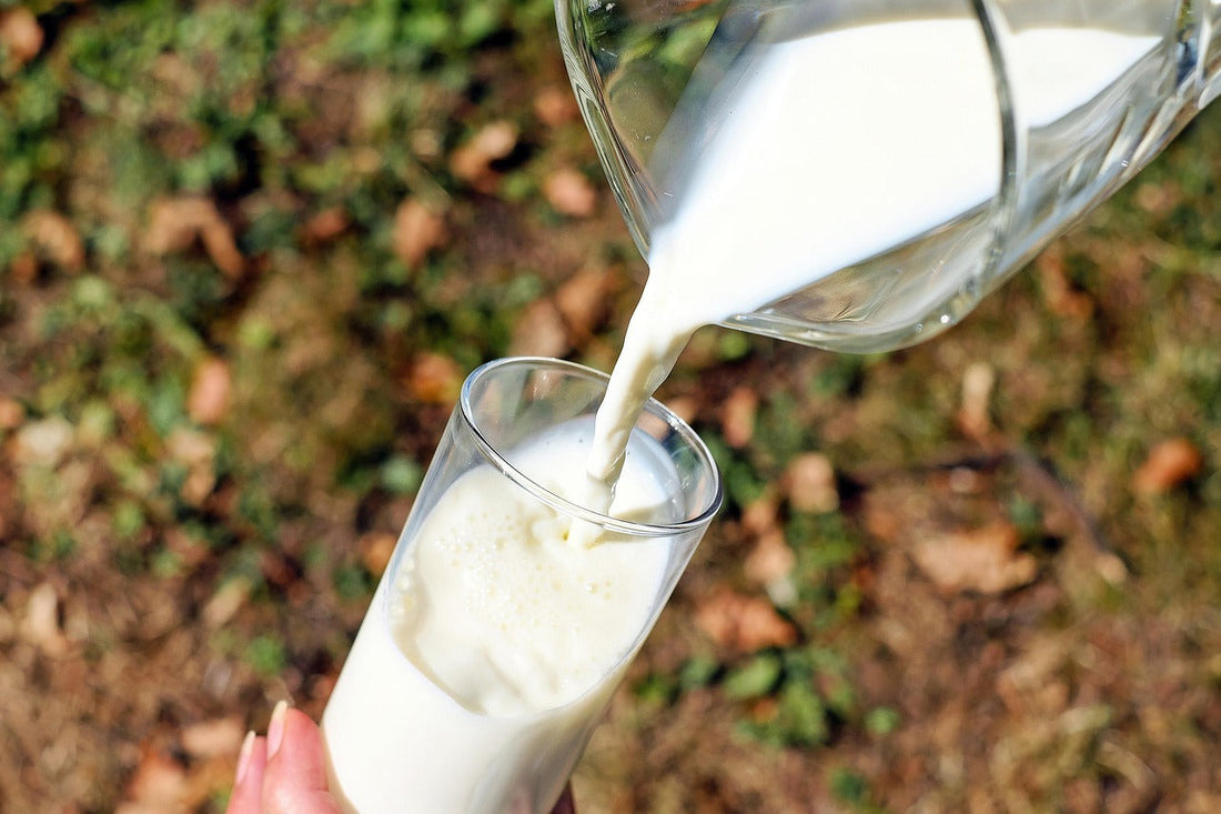 Milch im Tee