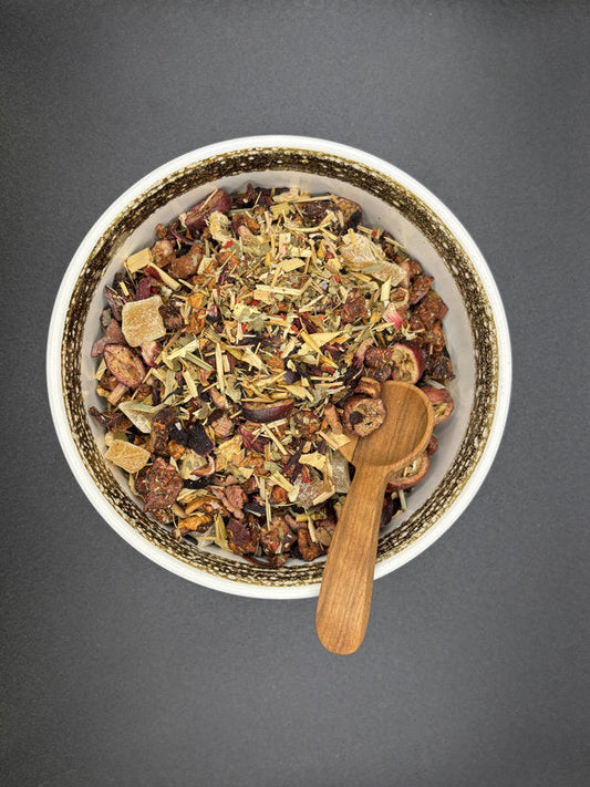 Früchtetee, lose, Mango, fruchtig, Cranberry