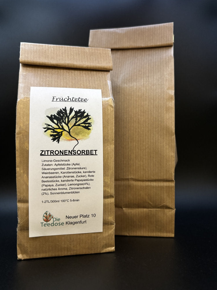 Zitronensorbet