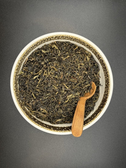 Grüner Tee, lose, Bio, außergewöhnlich, goldgelb