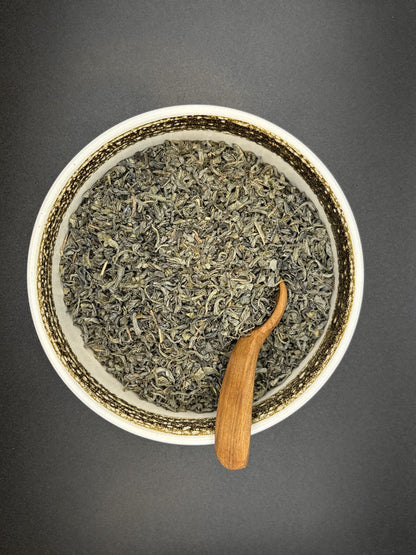 Grüner Tee, lose, Bio, aromatisch, herb