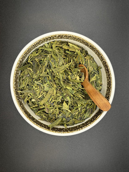 Grüner Tee, lose, flach, China, weich