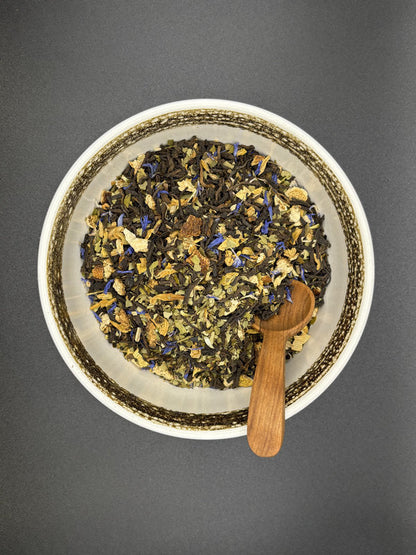 Kräutertee, lose, Maracuja, Pu Erh, Orange, Mate