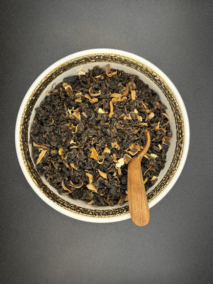 Oolong, lose, Orangenblüten, Orange