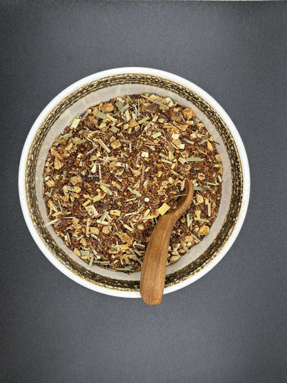 Rooibostee, lose, Ingwer, Zitrone