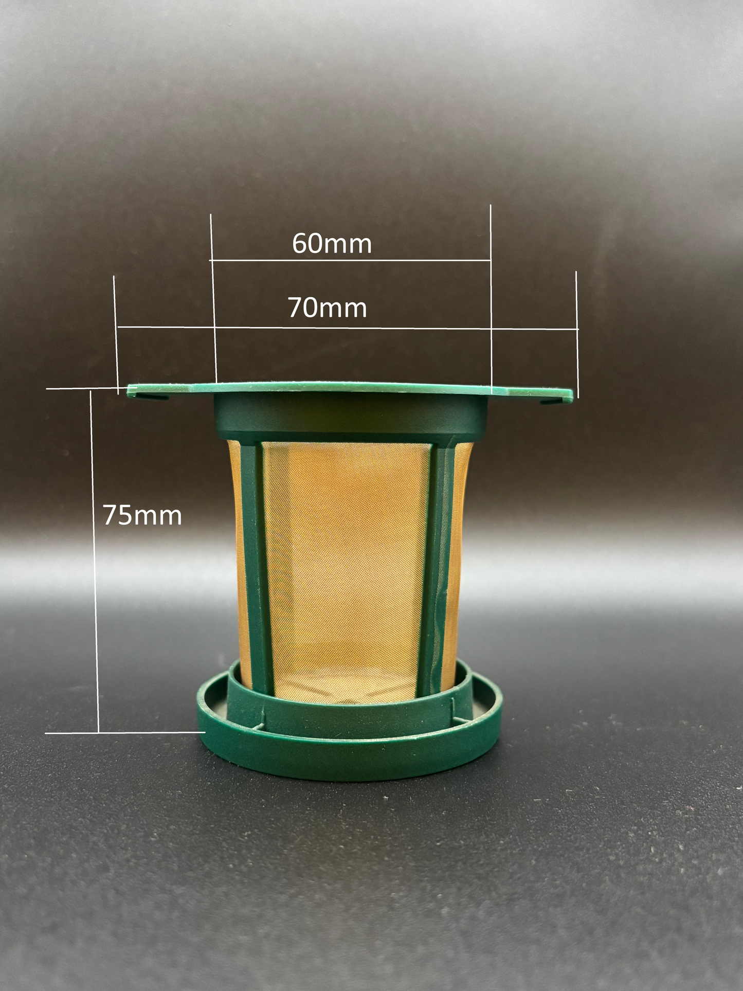 Edelstahl Microfein Dauerfilter